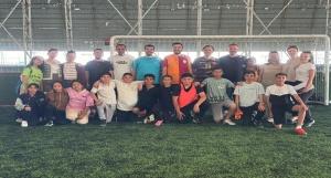Bahar Şenliği kapsamında düzenlenen Öğrencilerle futbol maçı